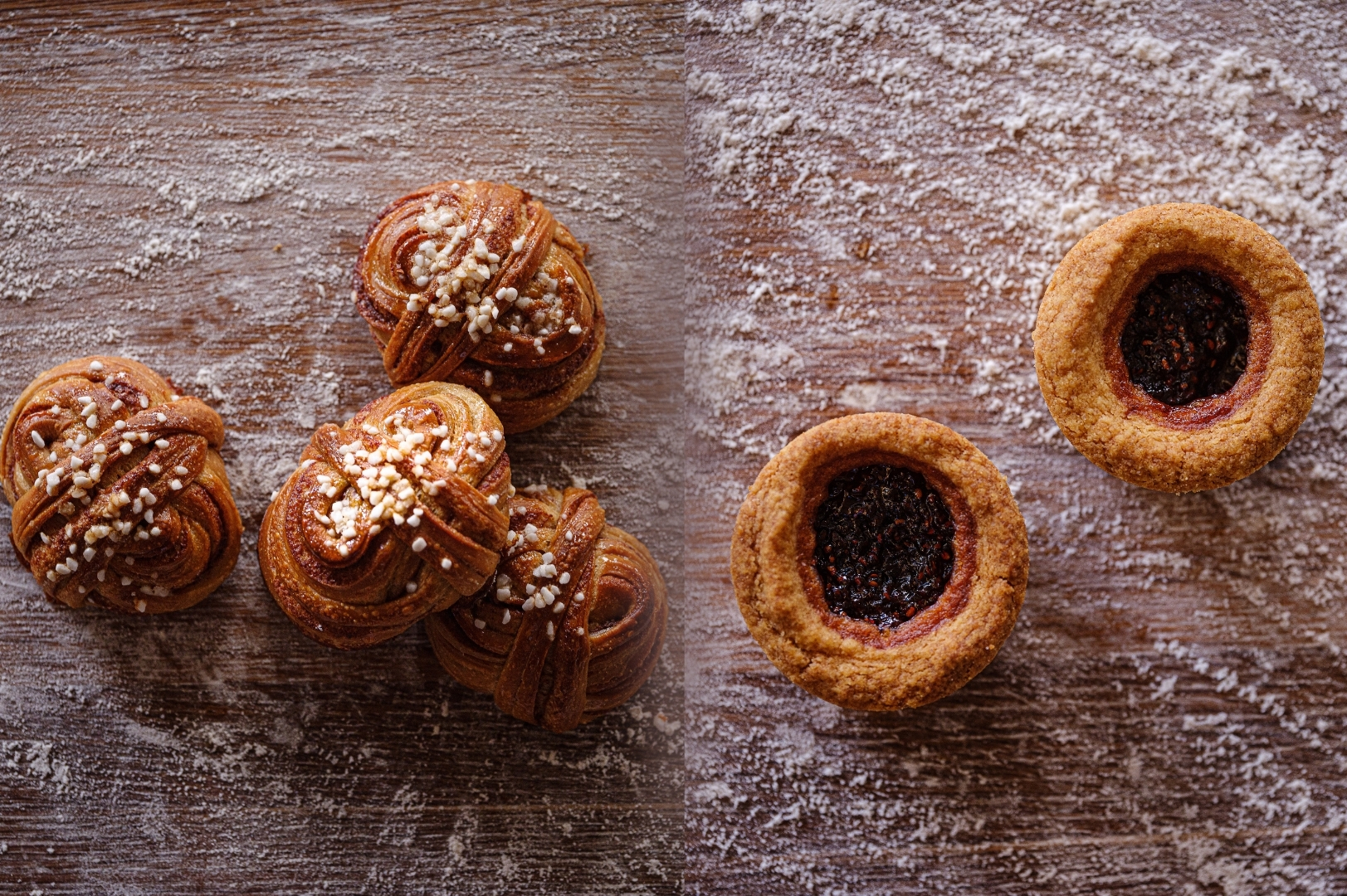 Kanelbullar och Hallongrottor från Kulturbageriet